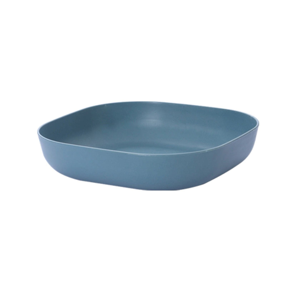 1Pc Square Cereal Bowls,Plastic Small Bowls For Kitchen,Reusable Lightweight Dinner Plate,Plastic Square Bowl,6 Inch Shallow Serving Bowls For Soup Salad Oatmeal Snack Dessert Ice Cream 5.51" x 5.51" x 1.18" Orange