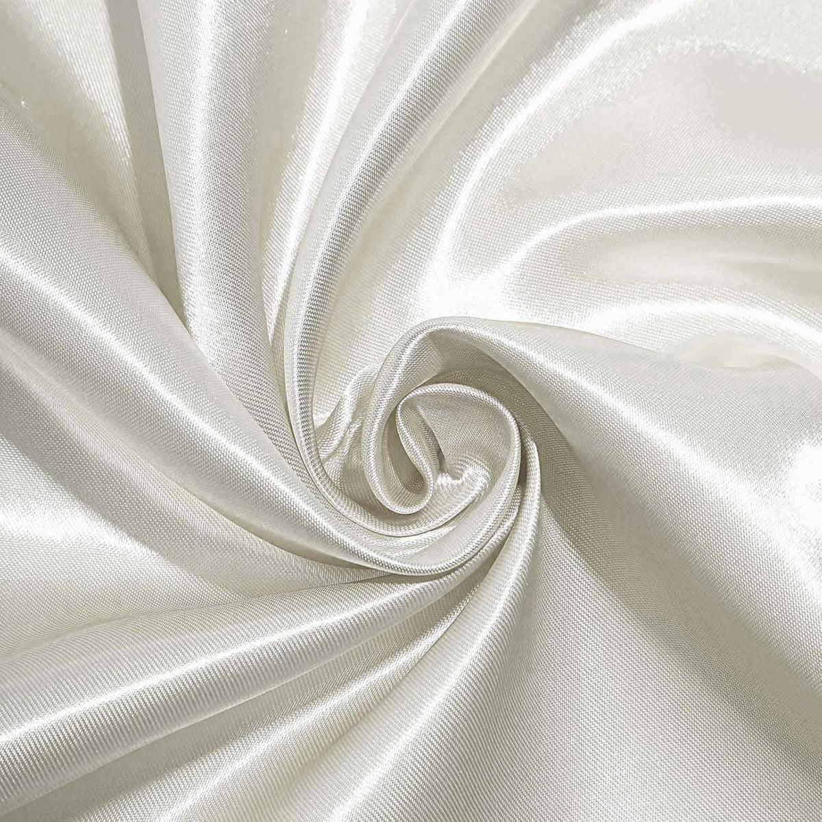 Efavormart Rectangle Satin Tablecloth, 90"x132" Smooth Oblong Washable Table Cloth, Decorative Silky Fabric Table Cover for Wedding, Party, Banquet- Ivory