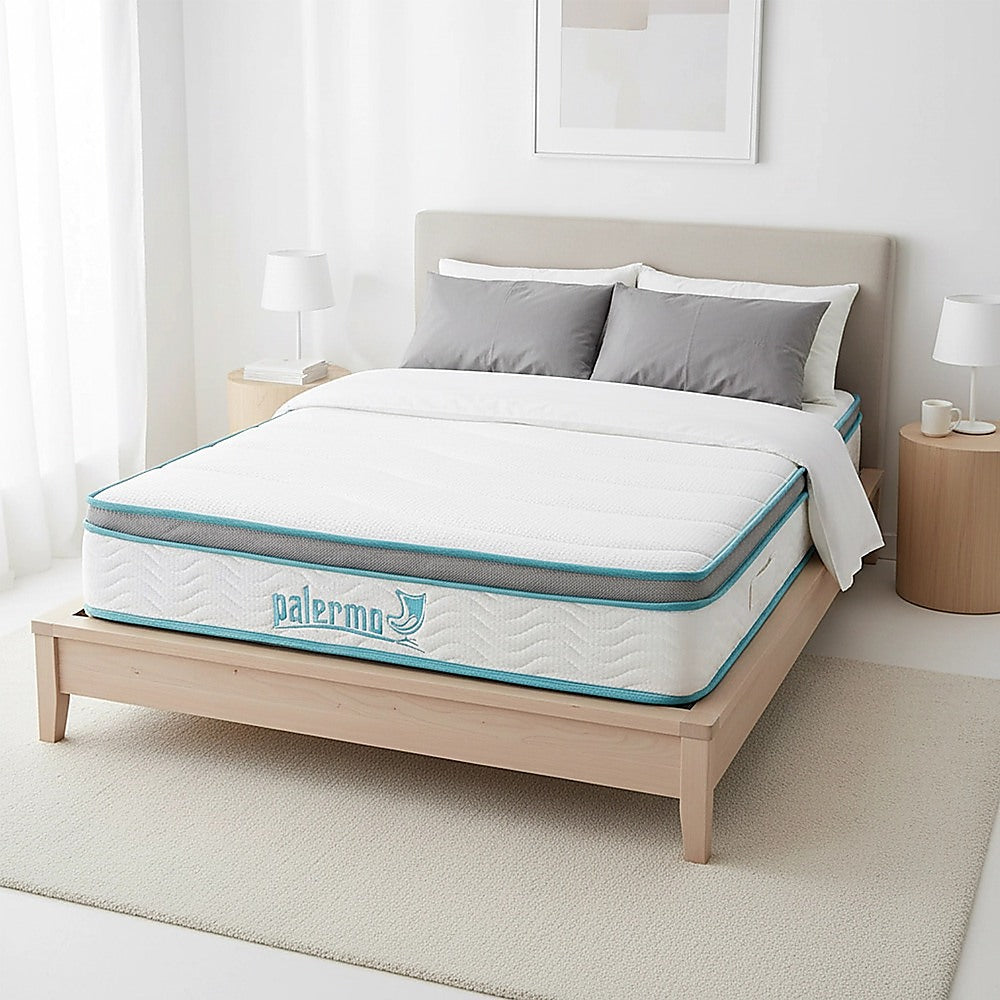 King Single 20cm Hybrid Mattress – Memory Foam and Innerspring Support