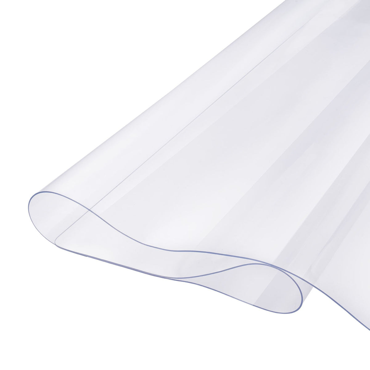 Plastic Table Cover, 40 x 60 Inch 1.5 mm Thick Clear Table Protector, Rectangle PVC Desk Mat, Waterproof & Easy Cleaning Desk Pad Tablecloth, for Office Dresser Dining Room Table Night Stand