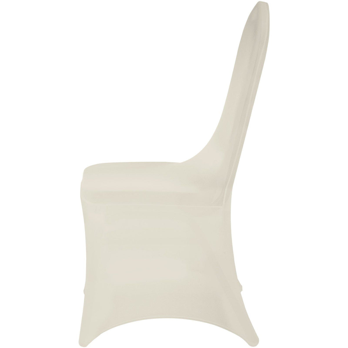 Stretch Spandex Folding Chair Covers, Universal Fitted Chair Cover, Removable Washable Protective Slipcovers, for Wedding, Holiday, Banquet, Party, Celebration, Dining (100PCS Beige)