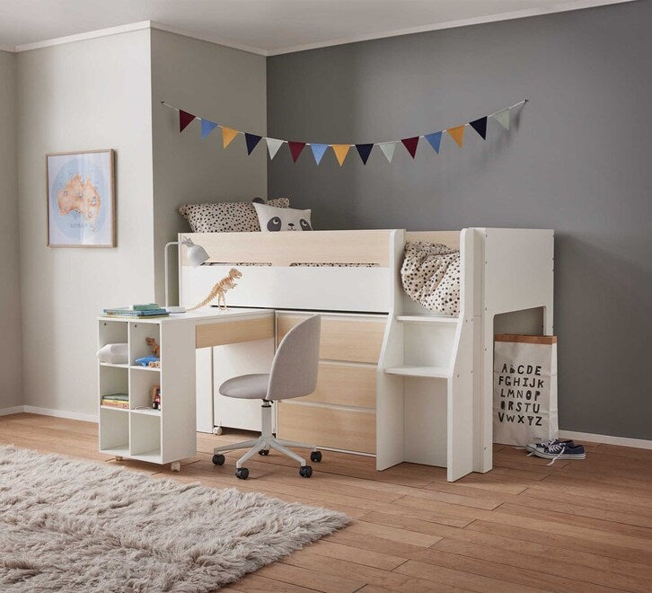 Demetrius King Single Grey Bed Frame & Mattress