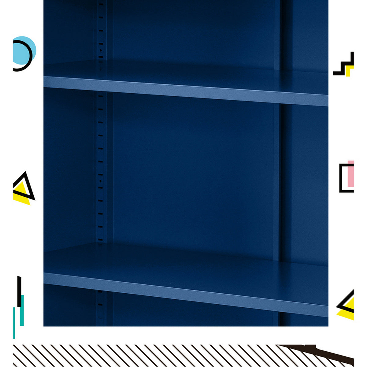 Artiss Buffet Sideboard Metal Cabinet - SWEETHEART Blue