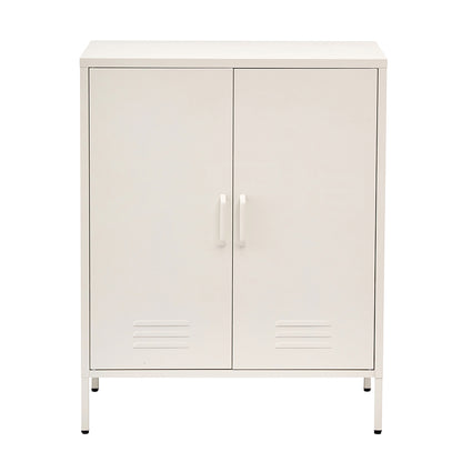 Artiss Buffet Sideboard Metal Cabinet - SWEETHEART White