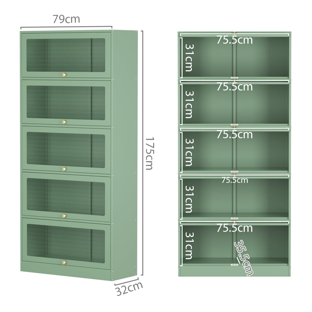 Artiss Buffet Sideboard Metal Cabinet - ELIA Green
