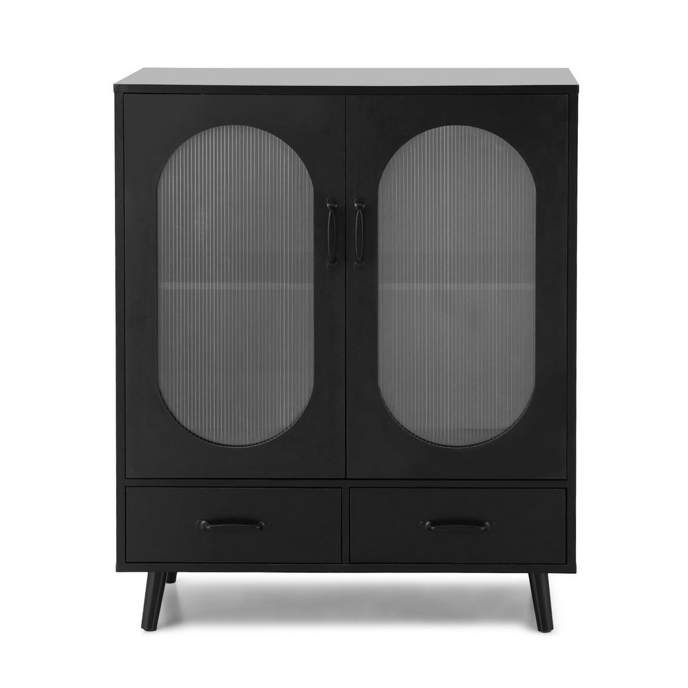 Artiss Buffet Sideboard Double Doors - Black