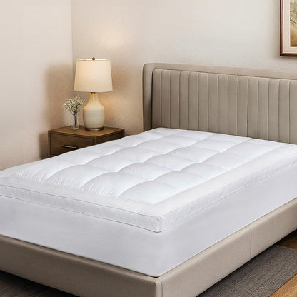 Dreamz Mattress Topper Pillowtop Cover Protector Single-2065254649283350535