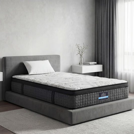 Giselle Bedding 34cm Mattress 9 Zone Latex Foam King Single
