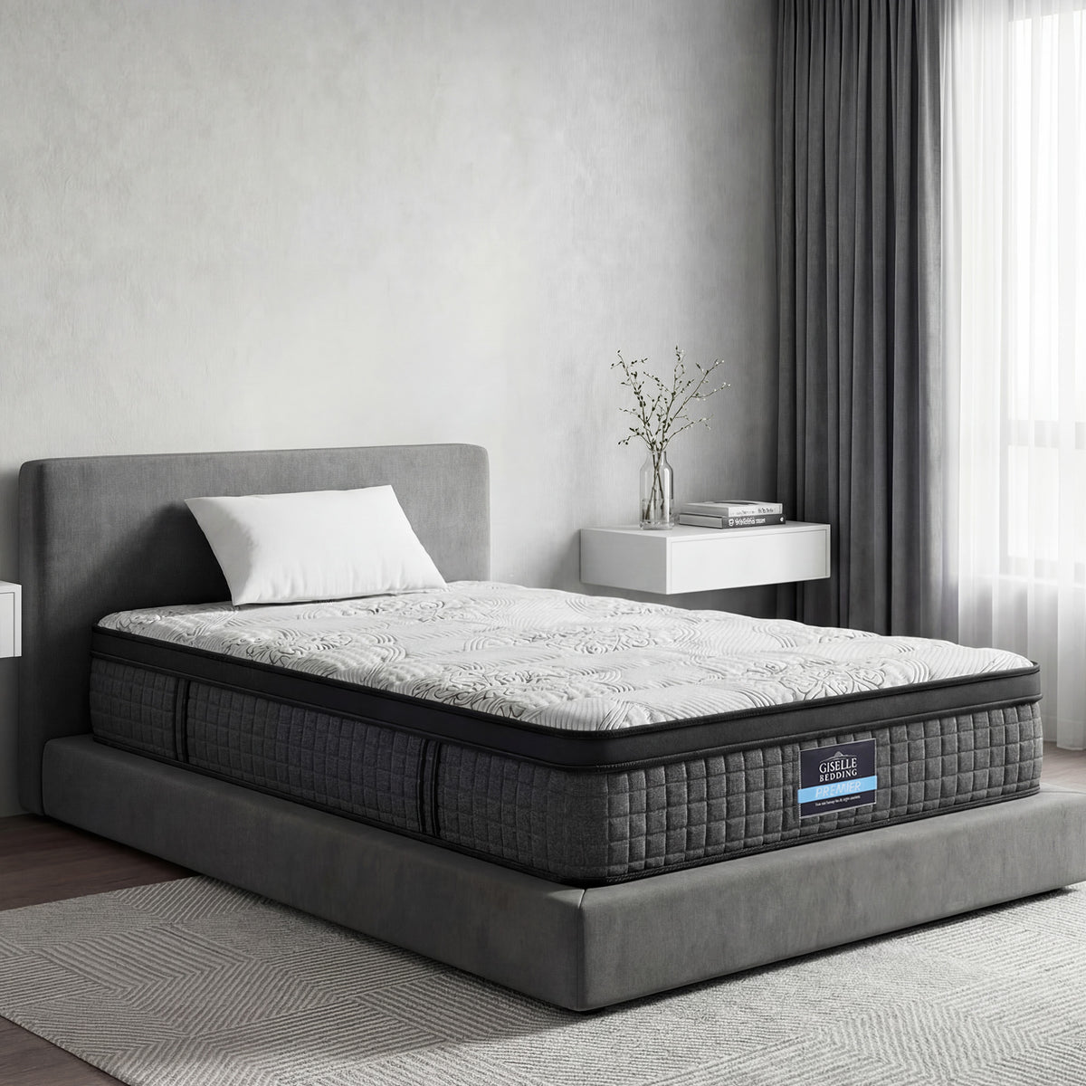 Giselle Bedding 34cm Mattress 9 Zone Latex Foam Single