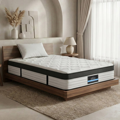 Giselle Bedding 31cm Mattress Euro Top King Single