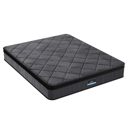 Giselle Bedding Double Mattress 25cm Pocket Spring Latex Euro Top Medium Firm Bed