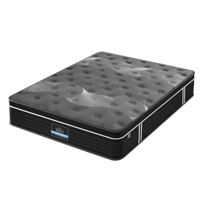 Giselle Bedding King Mattress 35cm Euro Top with Graphene Cooling Comfort Medium Firm