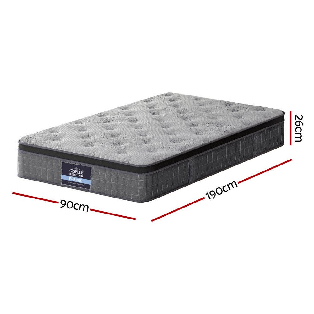 26cm Giselle Mattress Single Latex Foam Mattresses