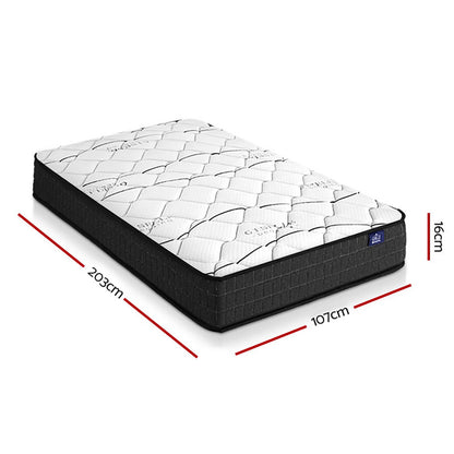 Giselle Bedding 16cm Mattress Medium Firm King Single