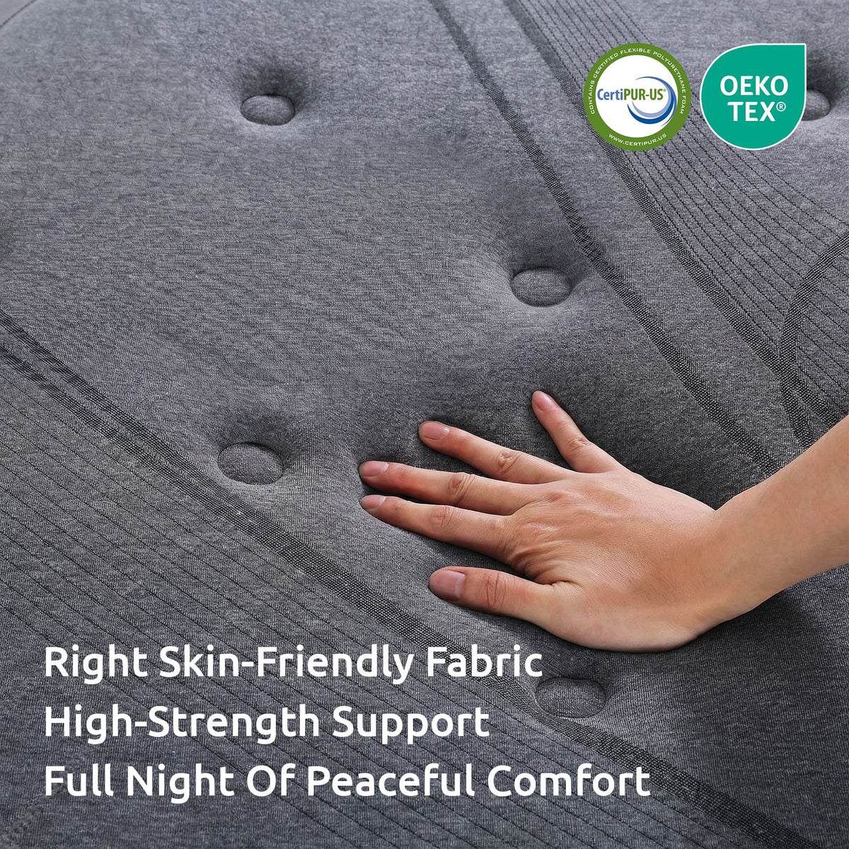 Levitex 33 cm Mattress 8.0 Extra Firm 7-Zone Pocket Spring Mattress with Dual-Row Edge Support & Breathable Knit Cover King Single
