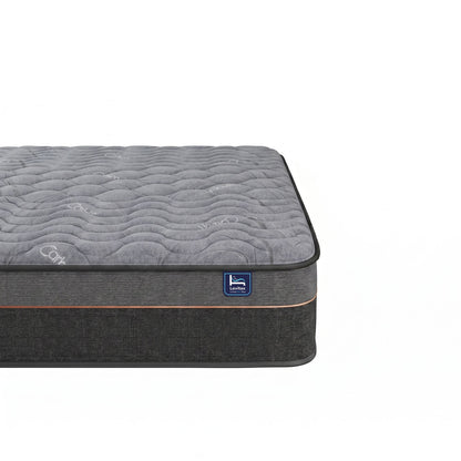 Levitex 25 cm Hybrid Pocket Spring Mattress Firm with 4cm Egg Crate Foam for Deep Sleep Bamboo Charcoal Fabric King