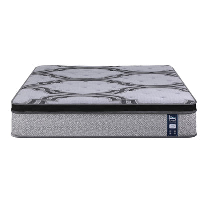 Levitex 5-Zone Pocket Spring Mattress with Latex & Memory Foam 7.5 Firm Hybrid Mattress for Extra Lumbar & Shoulder Support 34 cm Thickness Double
