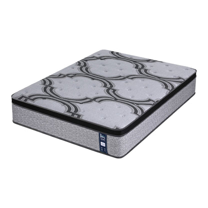 Levitex 5-Zone Pocket Spring Mattress with Latex & Memory Foam 7.5 Firm Hybrid Mattress for Extra Lumbar & Shoulder Support 34 cm Thickness Queen