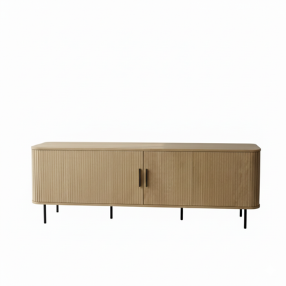 Florence 2 Door Entertainment Unit Oak