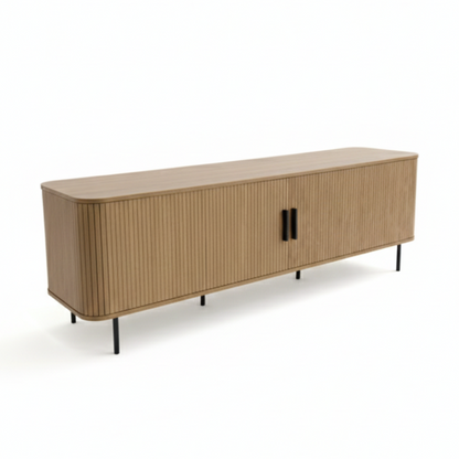 Florence 2 Door Entertainment Unit Oak