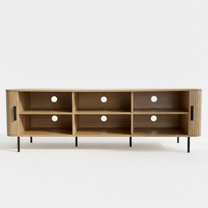 Florence 2 Door Entertainment Unit Oak