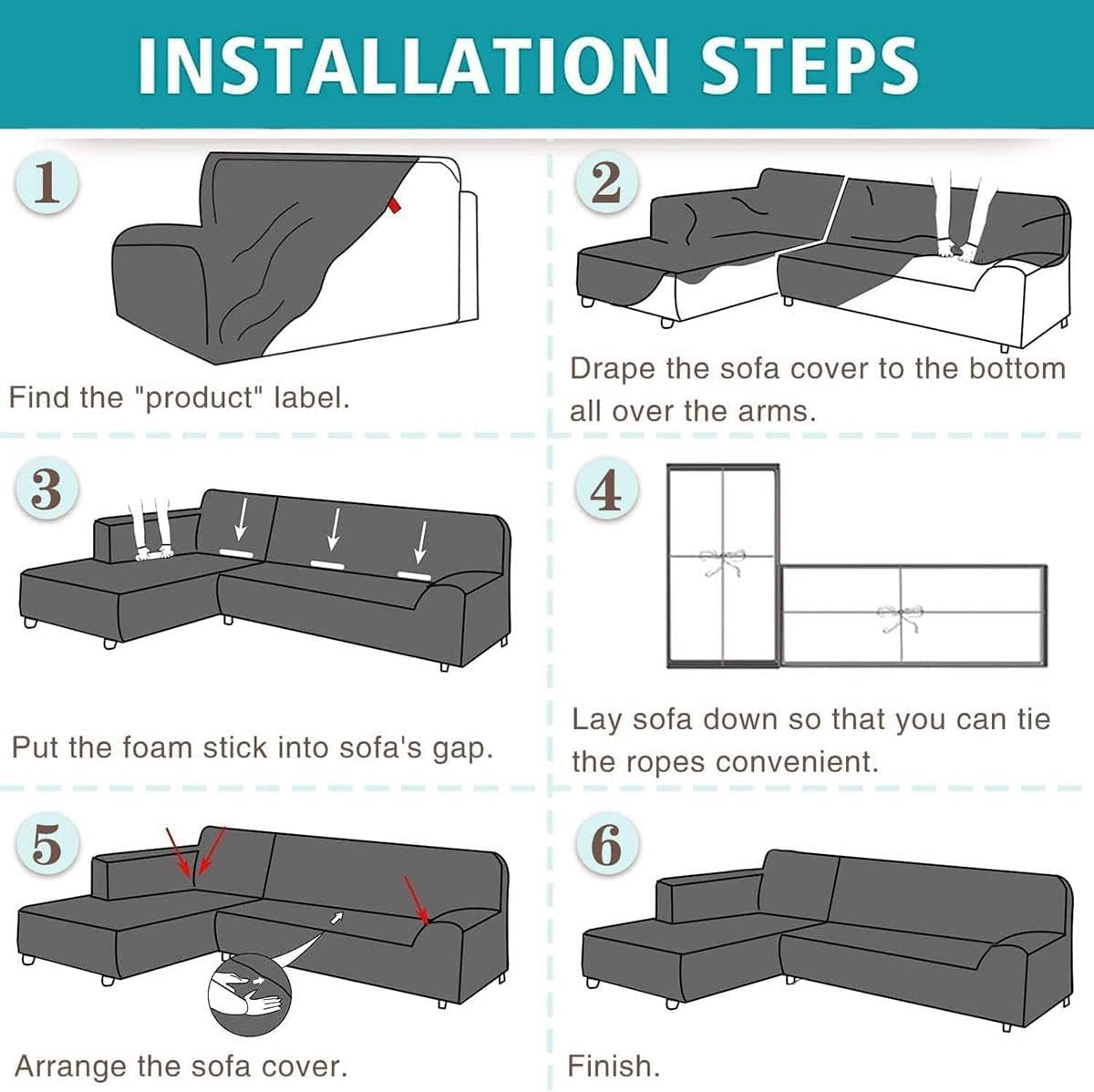 Waterproof sofa cover - Grass green jacquard leaf pattern - For 3-seater sofa (185-230 cm)