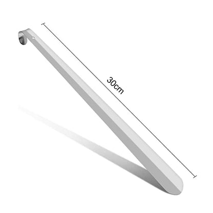 Shoehorn - Shoe puller - 30 cm - shoehorns - shoe spoon - stainless steel shoehorn - durable and strong - long shoehorn - width 1.2 mm - silver