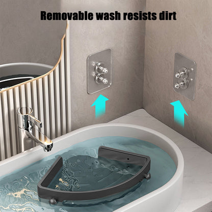 Tyidzon Bathroom Corner Shelf Gray Wall Mounted Corner Shower Caddy Kitchen Corner Shelves No Drill Shower Organizer Black