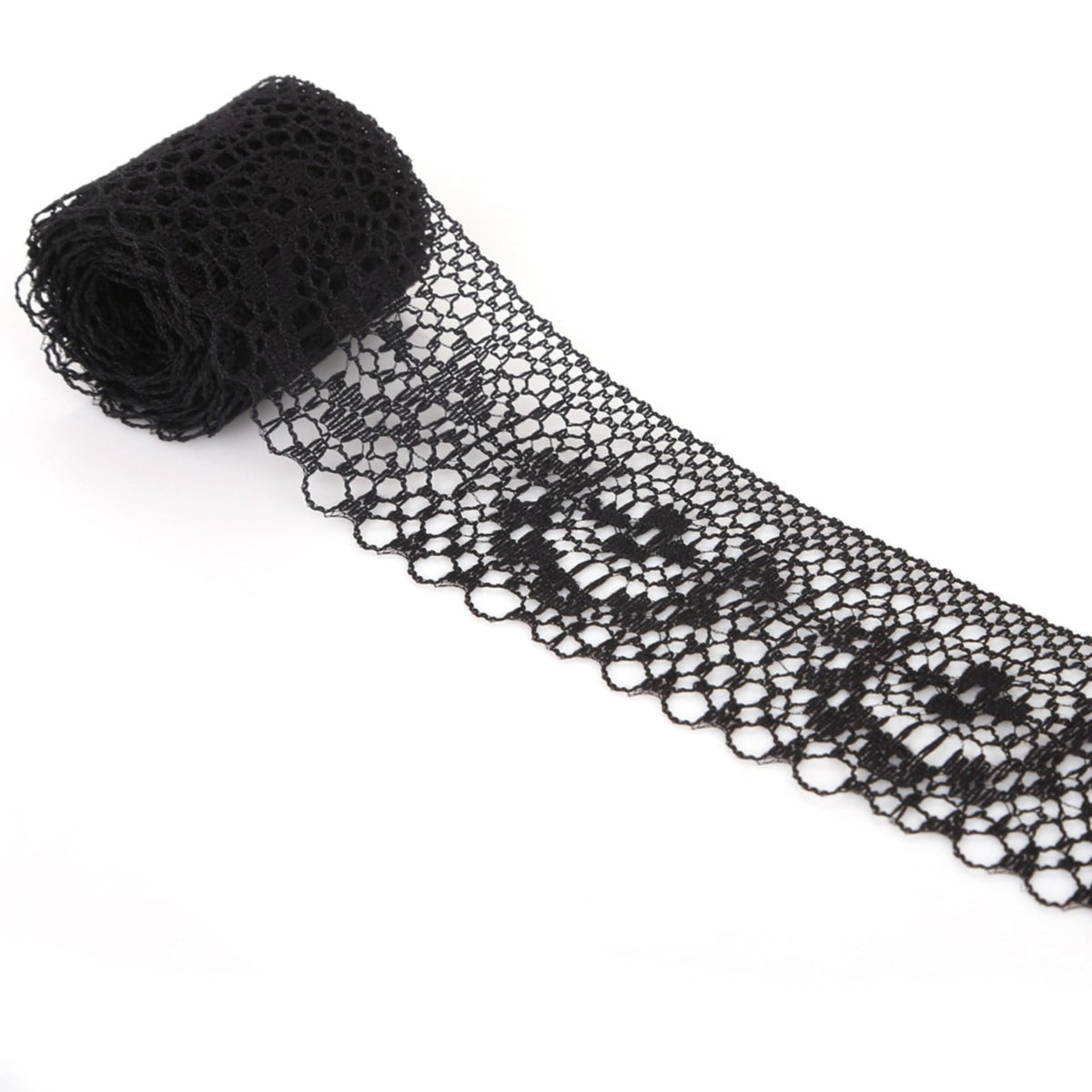 Decorative Table Banner Clearance! Ttybhh Non-Elastic Lace Black Width 4010 Yards/Pack, 10Yards Fabric Ribbon Embroidered Mesh Net Lace for Needlework Sewing Wedding Applique Dresses Bows Decor Black