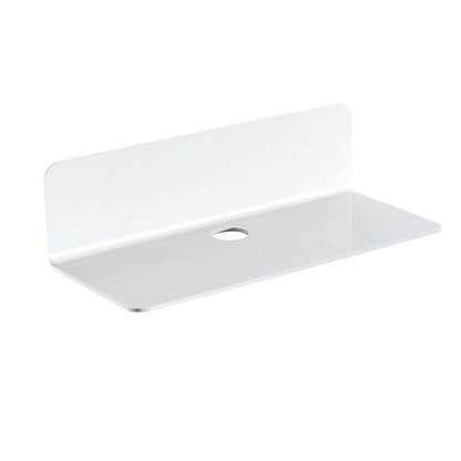 Acrylic Floating Shelves, 9 Inch Acrylic Wall Mounted Hanging Shelf Bookshelf for Bedroom, Gaming Room, Living Room, Bathroom, Office, 3.5x9.0x2.4 3.5" x 9.0" x 2.4" Black