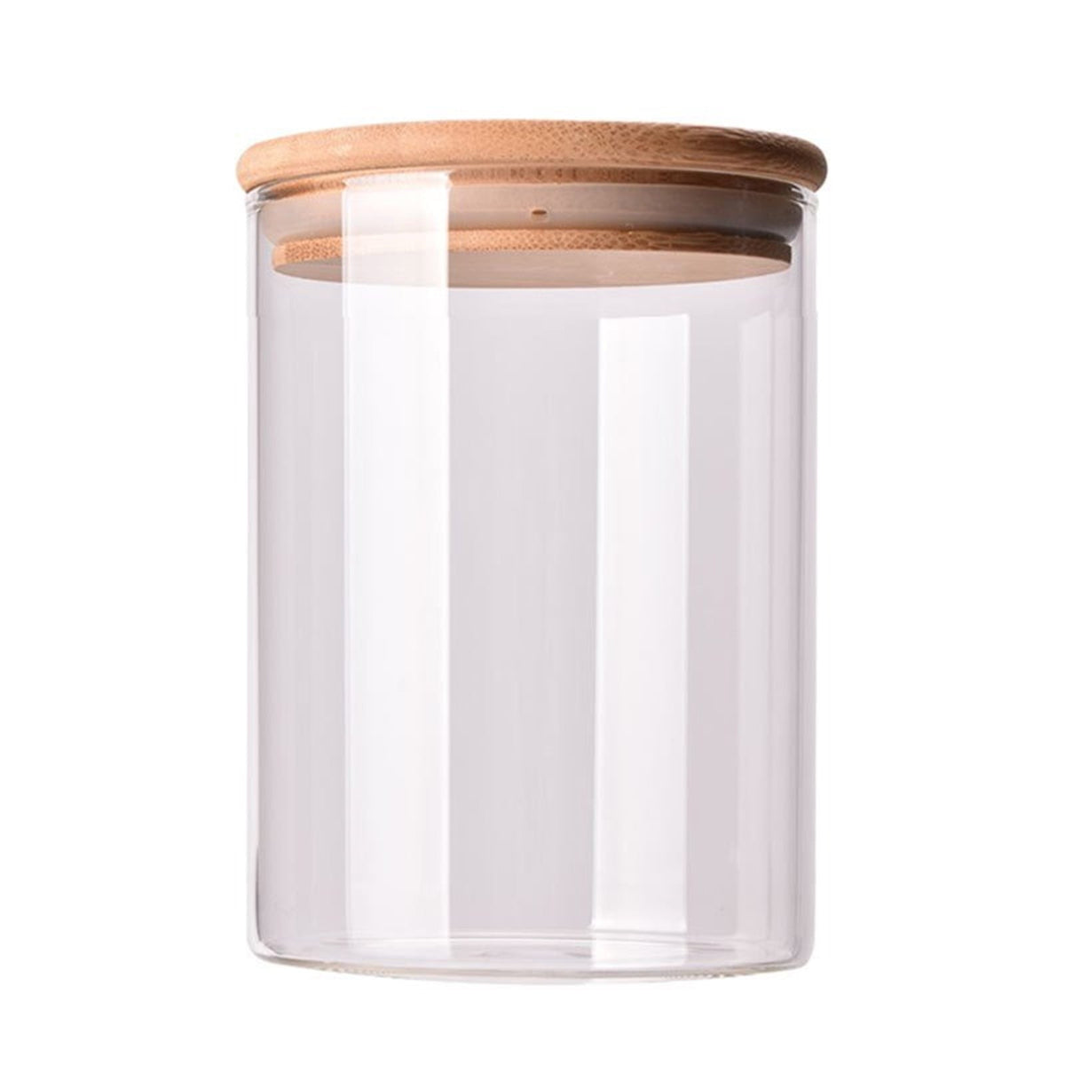 CGZQFEI Glass Storage Containers with Lids, Glass Jars with Lids, Clear Food Jar, Round Canister, Pantry Organizers and Storage for Cookie Flour Oat Pasta Tea Coffee Bean,175ml,2.55x3.14' Clear1