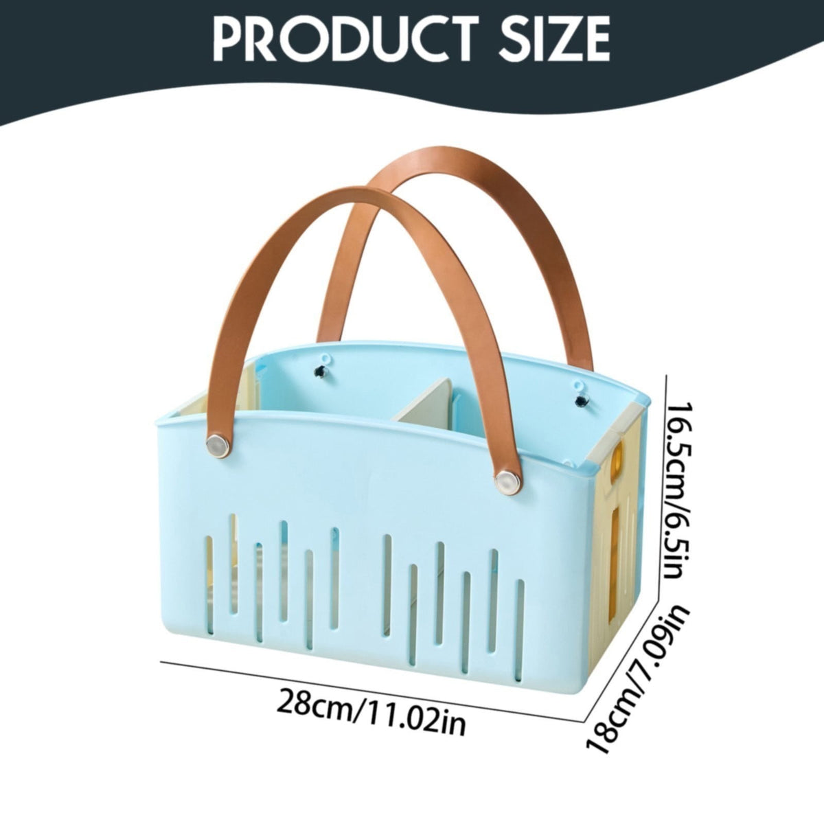 Cotton Woven Basket with PU Leather Handle, Clothes Toys Candy Gifts Cotton Rope Organizer, Living Room Basket Bathroom Shower Storage Laundry Basket, Dog Cat Bed, Fall Basket, 11.02x8.66x4.33 11.02" x 7.09" x 6.5" Green