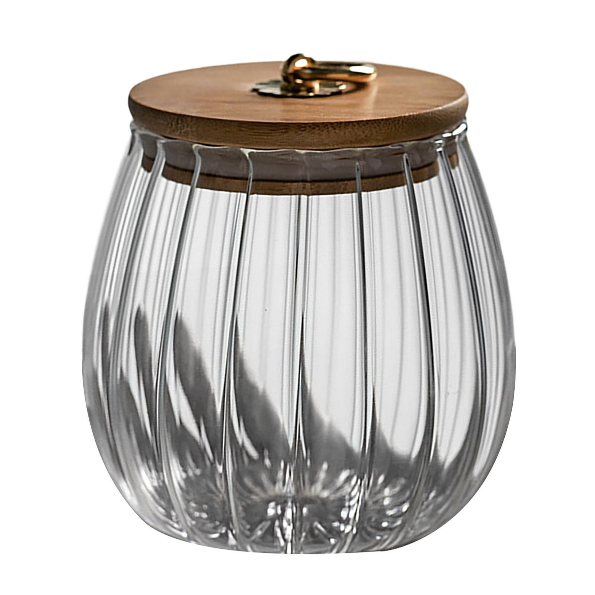 Sugar Containers With Bamboo Lids,Glass Coffee Canister Airtight Food Storage Jar With Lid, Candy Glass Canister Decorative Jars For Food Sugar Coffee Beans Tea, Coffee Bar Accessories A