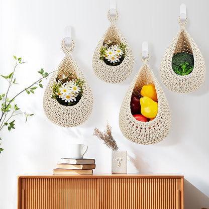 Woven Breads Baskets, Oval Small Fruit Baskets, Stackable Plastic Wicker Baskets for Serving Vegetables, Kitchen, Restaurant, Outdoor, Imitation Rattan, 1 Pcs, 7.48x5.11x2.75 9.06" x 6.69" Beige