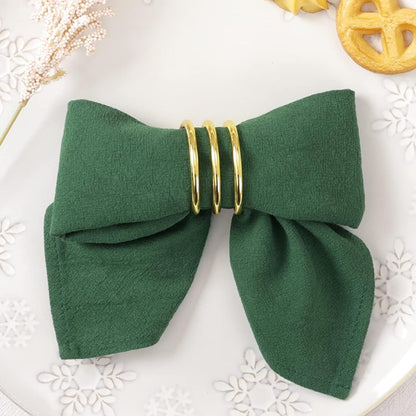 Holzlrgus Cotton Linen Napkins Bulk 17"x17" Stonewashed Cloth Dinner Napkins Rustic Thick Table Napkins for Fall Thanksgiving Christmas Party Wedding Decoration (Set of 4, Sage) Emerald Green