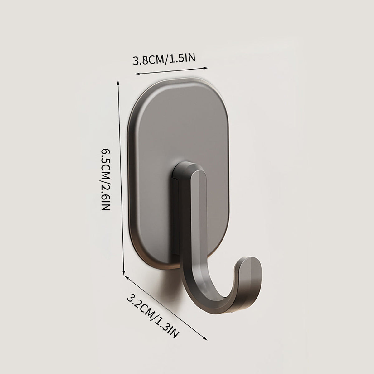 Darzheoy Magnetic Hook for Kitchen Refrigerator, Magnets Hooks Key Towel Storage Holder Bathroom Hangers, Strong Magnet Bar Hooks Storage Hanger Hanging Kitchen Utensil Black