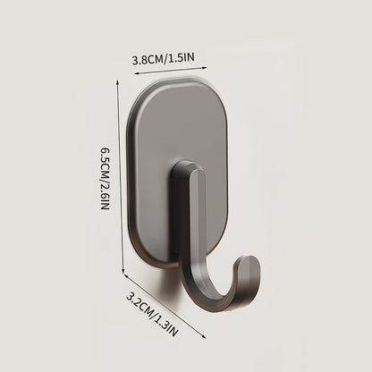 Darzheoy Magnetic Hook for Kitchen Refrigerator, Magnets Hooks Key Towel Storage Holder Bathroom Hangers, Strong Magnet Bar Hooks Storage Hanger Hanging Kitchen Utensil Black
