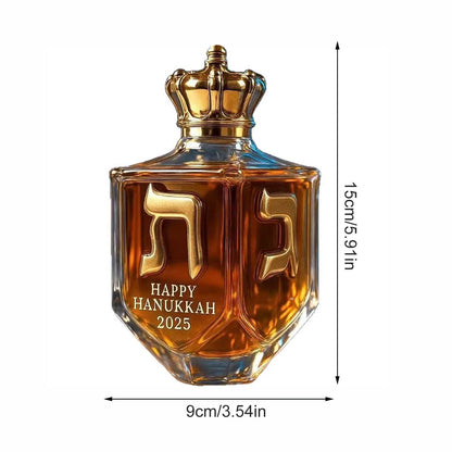 Darzheoy Wolf Whiskey Bottle, Funny Wolf Whiskey Bottle, 3D Wolf Shape Glass, Wine Decanter for Men Dad, Home Bar Dachshund Lover Decor J