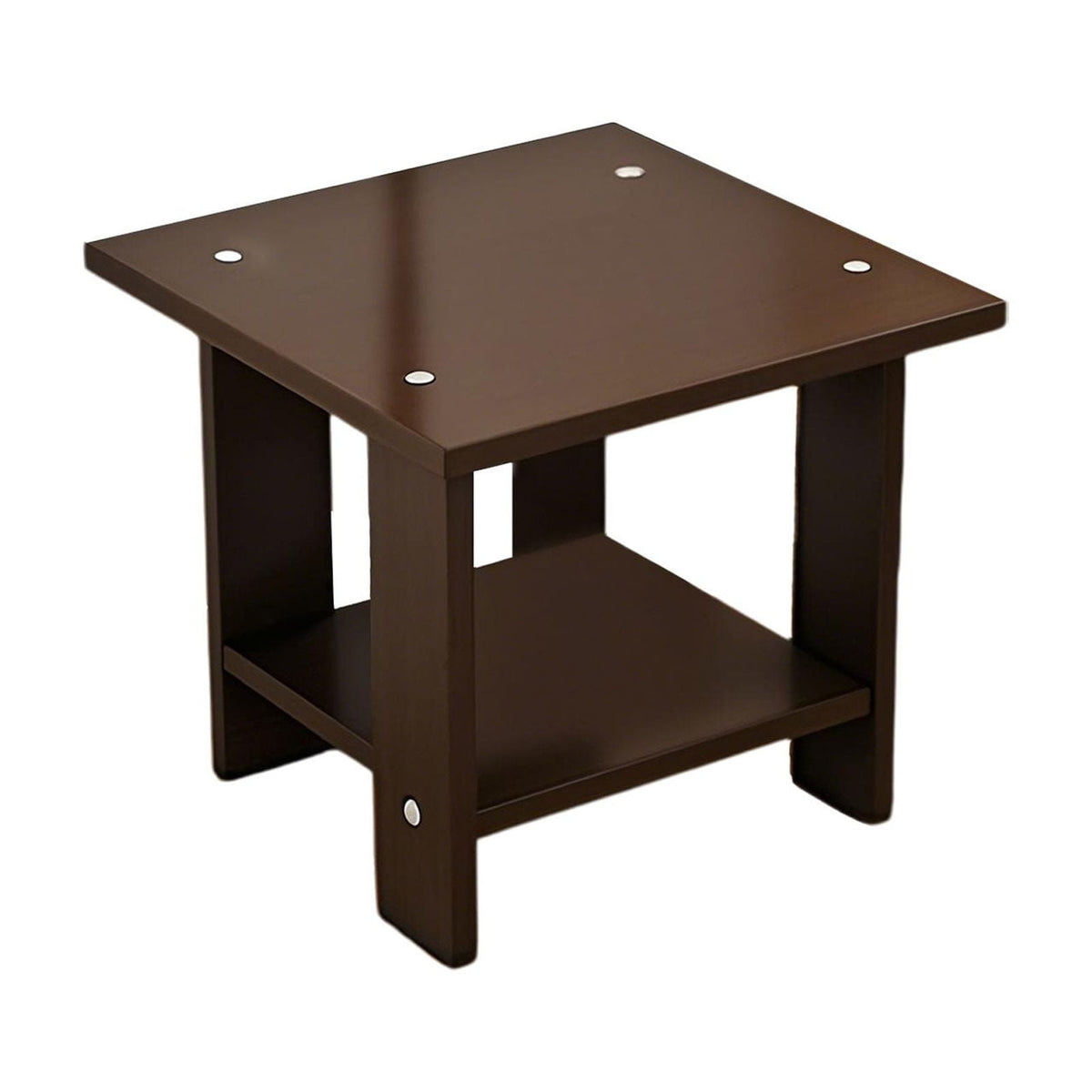 Kdkad Compact Multi-Functional Side Table, Small Accent End Table for Sofa, Bedside, Living Room & Apartment, Portable Tea Table Nightstand Black