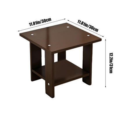 Kdkad Compact Multi-Functional Side Table, Small Accent End Table for Sofa, Bedside, Living Room & Apartment, Portable Tea Table Nightstand Black