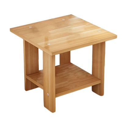 Kdkad Compact Multi-Functional Side Table, Small Accent End Table for Sofa, Bedside, Living Room & Apartment, Portable Tea Table Nightstand Brown