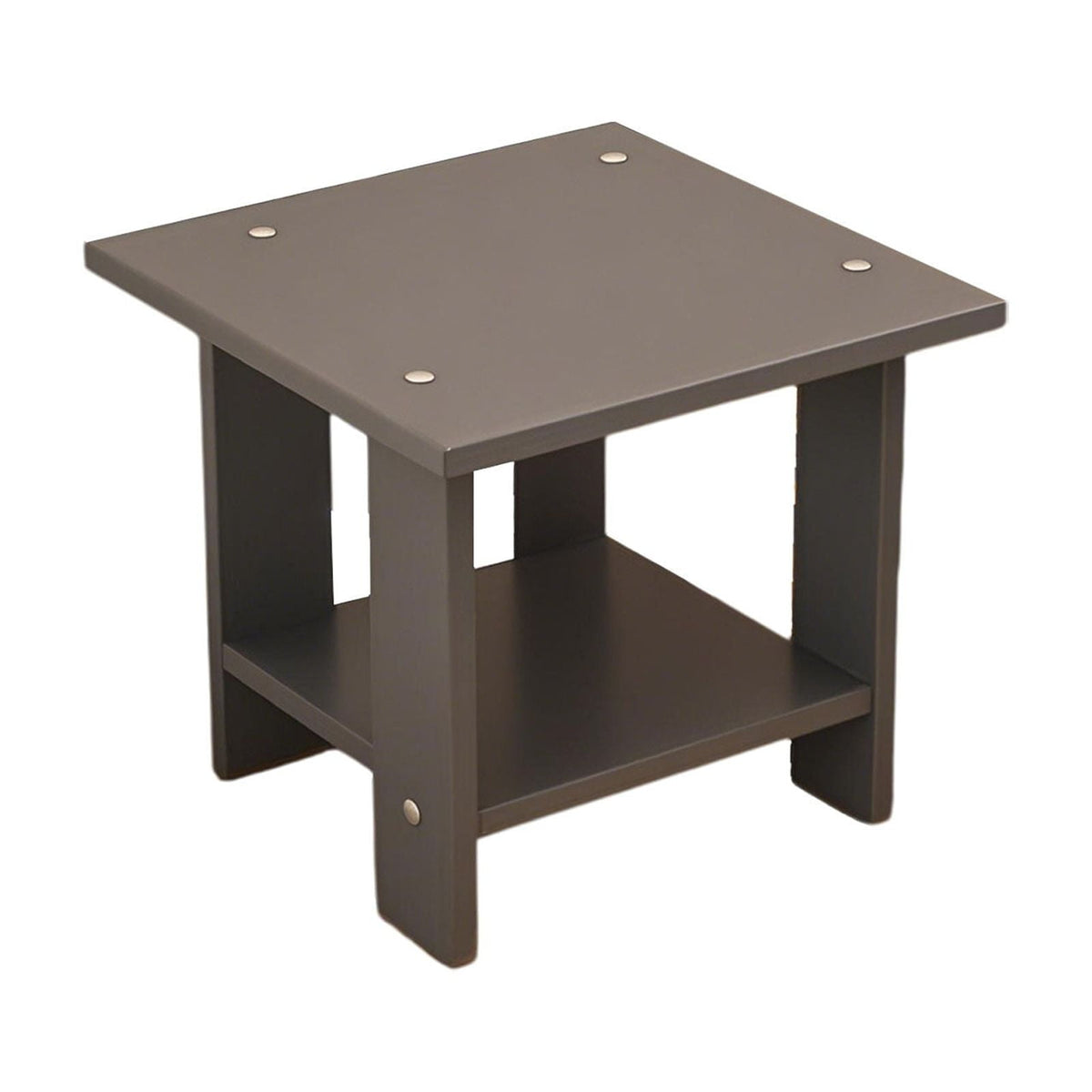 Kdkad Compact Multi-Functional Side Table, Small Accent End Table for Sofa, Bedside, Living Room & Apartment, Portable Tea Table Nightstand Gray