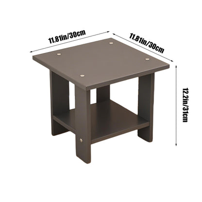 Kdkad Compact Multi-Functional Side Table, Small Accent End Table for Sofa, Bedside, Living Room & Apartment, Portable Tea Table Nightstand Gray