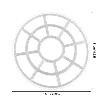HOOWIFFY White Petticoat Hoop Underskirt for Skirt Support, 12 Sets, Lightweight Pannier for Dress and Costume