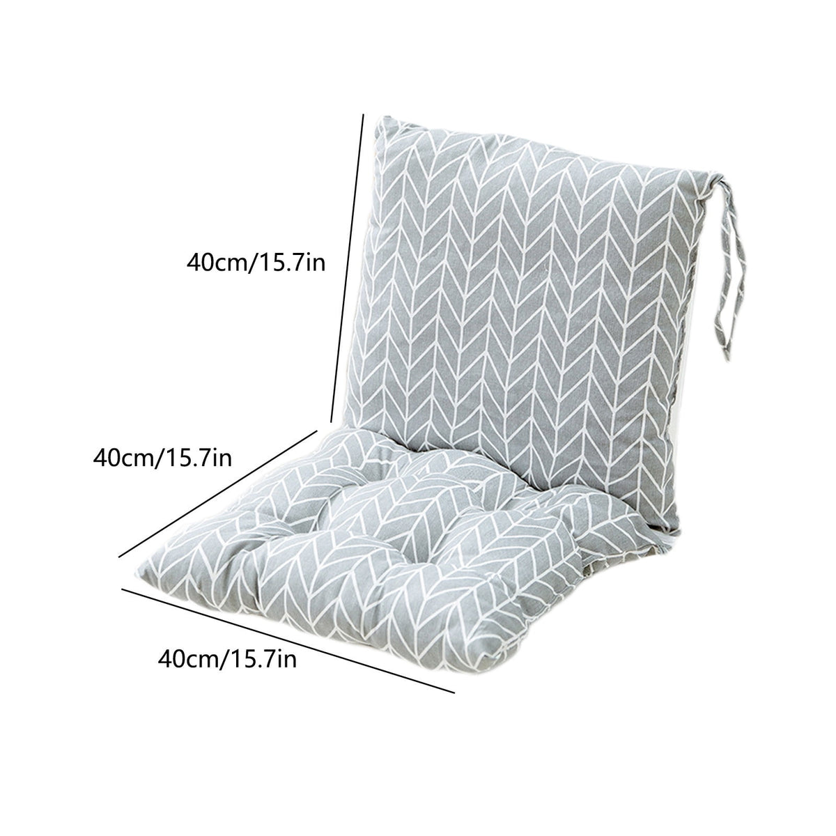 Chmadoxn 31.5 x 15.7 inches Outdoor High Back Chair Cushions Rocking Chair Cushions Replacement 31.5×15.7 in Gray