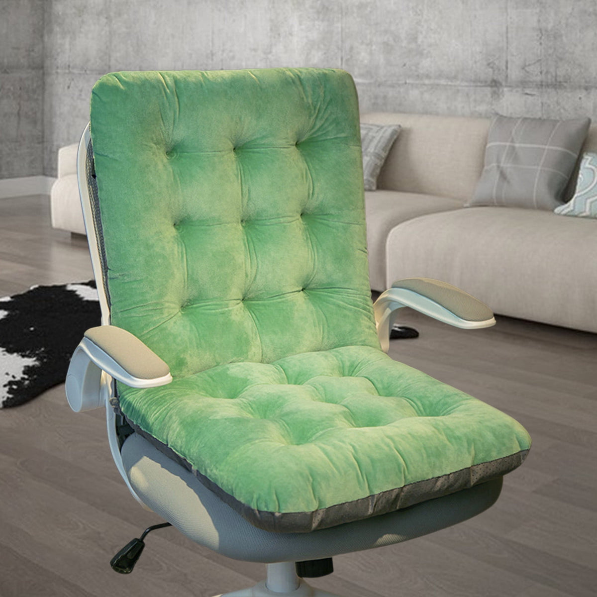 Chmadoxn 31.5 x 15.7 inches Outdoor High Back Chair Cushions Rocking Chair Cushions Replacement 17.7×33.5 in Green 1