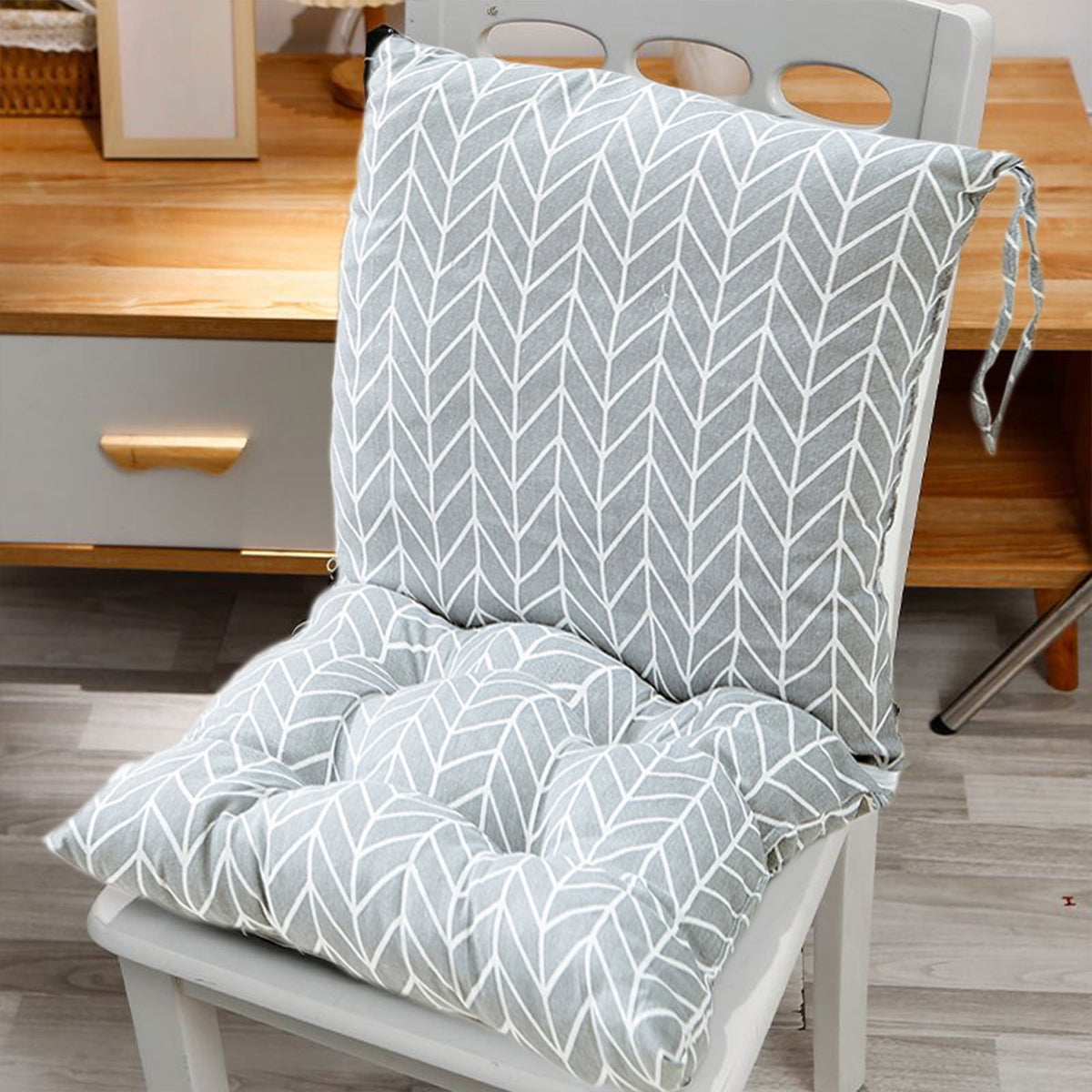 Chmadoxn 31.5 x 15.7 inches Outdoor High Back Chair Cushions Rocking Chair Cushions Replacement 31.5×15.7 in White