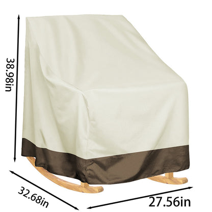 Kdkad Patio Benches Loveseat Covers, Heavy Duty Patio Deep Bench Loveseat Cover, Waterproof Outdoor Deep Sofa Cover, Lawn Patio Furniture Covers with Air Vent 39×32.7×27.6 in Beige