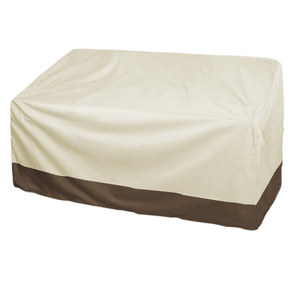 Kdkad Patio Benches Loveseat Covers, Heavy Duty Patio Deep Bench Loveseat Cover, Waterproof Outdoor Deep Sofa Cover, Lawn Patio Furniture Covers with Air Vent 57.9×31×32.7 in Beige