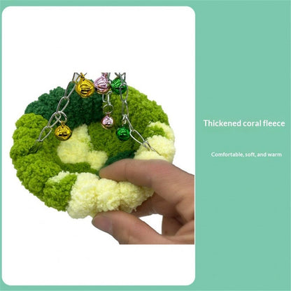 Bird nests, Parrot nests, Warm Winter Bird nests, Sleeping hammocks, birdcages, Hanging Swings, Plush nests, Toys, Little Birds, Cotton nests Small size green
